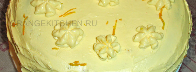Вегетарианский морковный торт